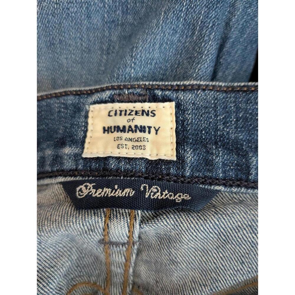 Citizens Of Humanity Elsa Jeans Womens 27 Blue Mid Rise Slim Ankle Crop Denim - Picture 5 of 7